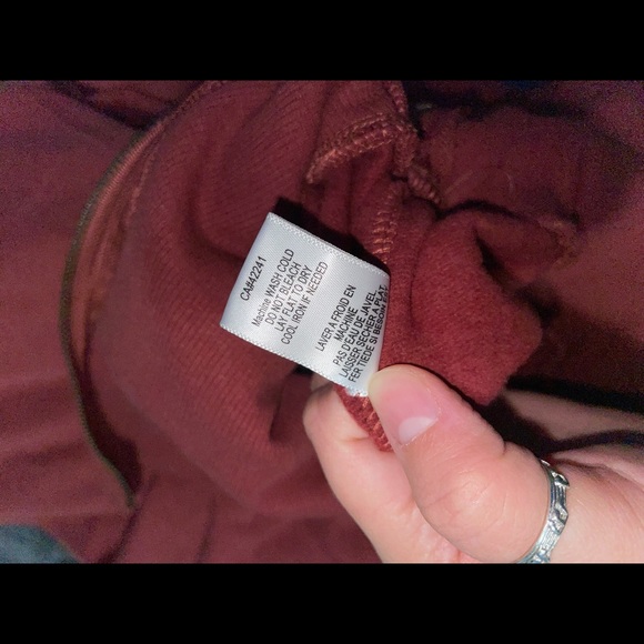 NWT Young Fabulous & Broke Turtle Neck Slit Zipper Sweater Dress Rust Red, M - Picture 11 of 12